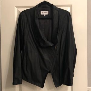 Gabrielle Faux Leather Asymmetrical Jacket